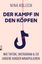 Text: "Nina Kolleck, Der Kampf in den Köpfen, Wie TikTok, Instagram & Co unsere Kinder manipulieren." Roter Haken ähnelt einem Notenschlüssel.