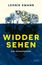 Oben: "LEONIE SWANN". Mitte: "WIDDER SEHEN". Unten: "EIN SCHAFSKRIMI". Drei Schafe und ein Widder stehen nebeneinander.