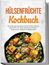 Text: "Hülsenfrüchte Kochbuch. Inkl. Frühstück, Fermenten, Süßspeisen uvm." Bild zeigt Pfanne mit Gemüse und Tofu.