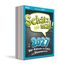 Text: "Kalender 2027", "Schätz mal!", "2027", "Der Kalender mit Lach- und Staungarantie". Bunte, lebendige Gestaltung.