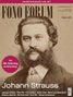 FONO FORUM Oktober 2025. Zum 200. Geburtstag des Walzerkönigs. Johann Strauss. Historisches Porträt eines Mannes mit Bart., Zeitschrift