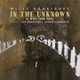 Text: "Willy Rodriguez, In the Unknown (I Will Find You), Featuring Leo Genovese & Ingrid Laubrock". Abstrakte, dunkle Textur., CD