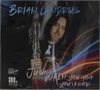 "Brian Landrus. Just When You Think You Know." Ein Mann mit einem Saxophon, umgeben von bunten Lichtstreifen., CD