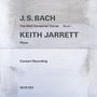 Johann Sebastian Bach: Das Wohltemperierte Klavier 1 (Konzertmitschnitt vom 7.3.1987 aus der Troy Savings Bank Music Hall), 2 CDs