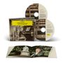 "Schubert Treasures" von Rudolf Buchbinder auf einem CD-Cover. Dazu zwei CDs und ein geöffnetes Booklet mit einem Bild., 2 CDs