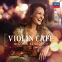 "VIOLIN CAFÉ, NICOLA BENEDETTI" mit einer Frau, die lächelnd eine Geige hält; Logo oben rechts.