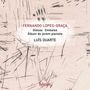 FERNANDO LOPES-GRAÇA, Glosas · Embalos, Álbum do jovem pianista, LUÍS DUARTE. Hintergrund mit dunklen Linien., CD