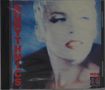 Text "EURYTHMICS" in Rot, rechts verschwommenes Gesicht einer Person. Unten ein kleines RCA-Logo in der Ecke., CD