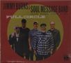 "Jimmy Burns & Soul Message Band", "Full Circle". Fünf Männer stehen nebeneinander vor einem farbigen Hintergrund., CD