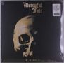 Oben steht "Mercyful Fate", unten "TIME". Ein realistischer Schädel vor schwarzem Hintergrund.