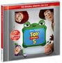 "Das Original-Hörspiel zum Film", "Toy Story 5", "mit den Original-Stimmen". Figuren aus Toy Story schauen aus einem Rahmen.