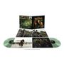 Albumcover mit „Pirates of the Caribbean: Dead Man's Chest“ Schriftzug. Zwei grüne Vinyl-Schallplatten liegen aus., 2 LPs