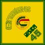 "Greensleeves", "disco 45", "EDEN OUT DEH", "BLACK UHURU". Farben: Gelb, Grün, Rot. Retro-Stil Grafik., Single 12"