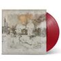 Der Text enthält den Namen "Blood Wine". Zu sehen ist ein kunstvoll gestaltetes Albumcover mit einer roten Vinyl-Schallplatte., LP