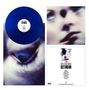 Text: "GET MEAN". Blaues Vinyl, unscharfe Gesichter, ein Auge in Nahaufnahme., LP