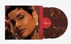 Auf rotem Etikett steht "Kehlani". Frau mit zarten Gesichtszügen, geschlossenen Augen, Calla-Lilie im Vordergrund, zwei Schallplatten., 2 LPs