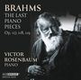 Johannes Brahms (1833-1897): Klavierstücke opp.117-119, CD