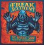"The Freak Accident", "The Midnight Show: Tales of Toil and Frustration". Illustration eines blauen Monsters mit erhobenen Händen., LP