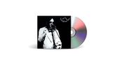 CD-Hülle: "Neil Young Tonight's the Night." Schwarz-weißes Foto einer Person in weißem Anzug mit Mikrofon., CD