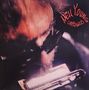 Text: "Neil Young Unplugged". Verschwommene Nahaufnahme eines Mannes, der Mundharmonika spielt., 2 LPs