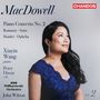 "MacDowell: Piano Concerto No. 2, Xiayin Wang, Peter Dixon, BBC Philharmonic Orchestra, John Wilson. Frau im blauen Kleid.", CD