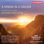 "A Vision in a Dream: Concertos by Edward Gregson. Waldlandschaft im Sonnenuntergang, strahlende Lichtstrahlen über Bergen.", CD
