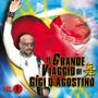 "Il Grande Viaggio di Gigi D'Agostino Vol. 1" in bunter Schrift vor Herz und DJ mit erhobener Hand., CD
