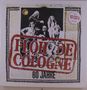 Text: "FLOH DE COLOGNE 60 JAHRE, inkl. 10 CD's + Booklet".  
Eine Collage mit einer Gruppe von sechs Menschen., 10 CDs
