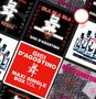 GIGI D'AGOSTINO, MAXI SINGLE BOX VOL. 1, BLA BLA BLA, rote und weiße Texte auf verschiedenen Hintergrundbildern., 4 LPs