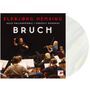 "Eldbjørg Hemsing", "Oslo Philharmonic / Gergely Madaras", "Bruch". Ein Orchester spielt in einem Saal, Geigerin vorne.