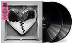 "Mark Ronson, Late Night Feelings," zwei schwarze Vinyl-Schallplatten, zerrissenes Disco-Glitzerspiegel-Herz in Kiste., 2 CDs