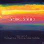 "Arise, Shine", Anna Lapwood, The Chapel Choir Of Pembroke College, Cambridge. Bunte horizontale Streifen in leuchtenden Farben., CD