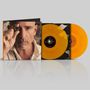 Covertext: "EROS RAMAZZOTTI, UNA HISTORIA IMPORTANTE".   
Yellow Vinyls, eine Person hält etwas., 2 LPs