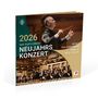 „2026 Neujahrskonzert Wiener Philharmoniker Yannick Nézet-Séguin“. Dirigent und Orchester in eleganter Umgebung., 3 LPs