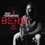 Text: "ROY HARGROVE BEERN". Ein Mann im Profil, schwarz-weiß, hält eine Trompete, geometrische Muster im Hintergrund., CD