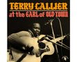 „Terry Callier at the Earl of Old Town“. Ein Mann spielt Akustikgitarre vor einem Mikrofon. Vintage-Stil., CD