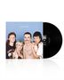 „AMYL AND THE SNIFFERS, GIDDY UP / BIG ATTRACTION“ steht oben. Vier Personen posieren vor blauem Hintergrund., Single 10"