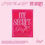 "IVE The 4th EP", "IVE SECRET", "Gasp!". Ein leuchtend pinker Hintergrund mit weißen Texten.