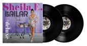 Text: "Sheila E. BAILAR deluxe." Zwei schwarze Schallplatten neben einem Albumcover mit einer Frau in glamourösem Outfit., 2 CDs
