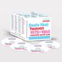 "Feels like Heaven 1978-1985 essential synth-pop". Digipak mit vier CDs, bunte Schrift und Liste von Songtiteln.