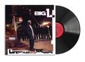 Text: "BIG L", "LIFESTYLEZ OV DA POOR & DANGEROUS", "ONE WAY", "DONT WALK". 
Ein schwarzer Mann steht auf einer Straße, umgeben von Menschen. Vinyl-Schallplatte sichtbar., LP