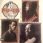 „Fugees Tranzlator Crew“ und „Blunted on Reality“; drei Personen, zwei Männer, eine Frau mit Mütze, in sepiafarbener Fotomontage., LP