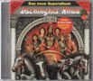 "Das neue Superalbum", "Dschinghis Khan”. Illustration: Krieger auf einem Streitwagen, umgeben von Menschen und Pferden., CD