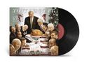 "TONY BENNETT Featuring The COUNT BASIE Big Band" steht oben, "A Swingin’ Christmas" unten. Menschen um einen Truthahn.