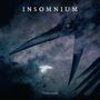 „INSOMNIUM“, „Netherworlds“; dunkler Himmel, großer Rabe links, weiße Taube fliegt unten., 2 LPs