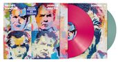 "GEORG DANZER 80 DAS BESTE AUS 5 JAHRZEHNTEN" steht auf blauem Hintergrund. Bunte, abstrakte Porträts eines Mannes., 2 LPs
