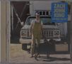 Ein Mann in Latzhose steht vor einem alten Auto. Rechts oben steht: "ZACH JOHN KING I'M WHAT YOU GET". Ein Hund ist an der Leine., CD