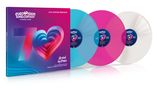 Eurovision Song Contest 2026, Vienna, 3 LP Limited Edition. United by Music. Drei bunte Schallplatten und ein Albumcover., 3 LPs