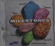 Texte: "MILESTONES", "Un Incontro In Jazz". Bunte Steine, Künstlernamen darum platziert. Blue Note Logo unten., CD