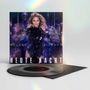 "HEUTE NACHT" und "HELENE FISCHER" sind in Großbuchstaben zu sehen. Eine Frau in glitzerndem Kleid auf einem Cover mit Schallplatte., Single 7"